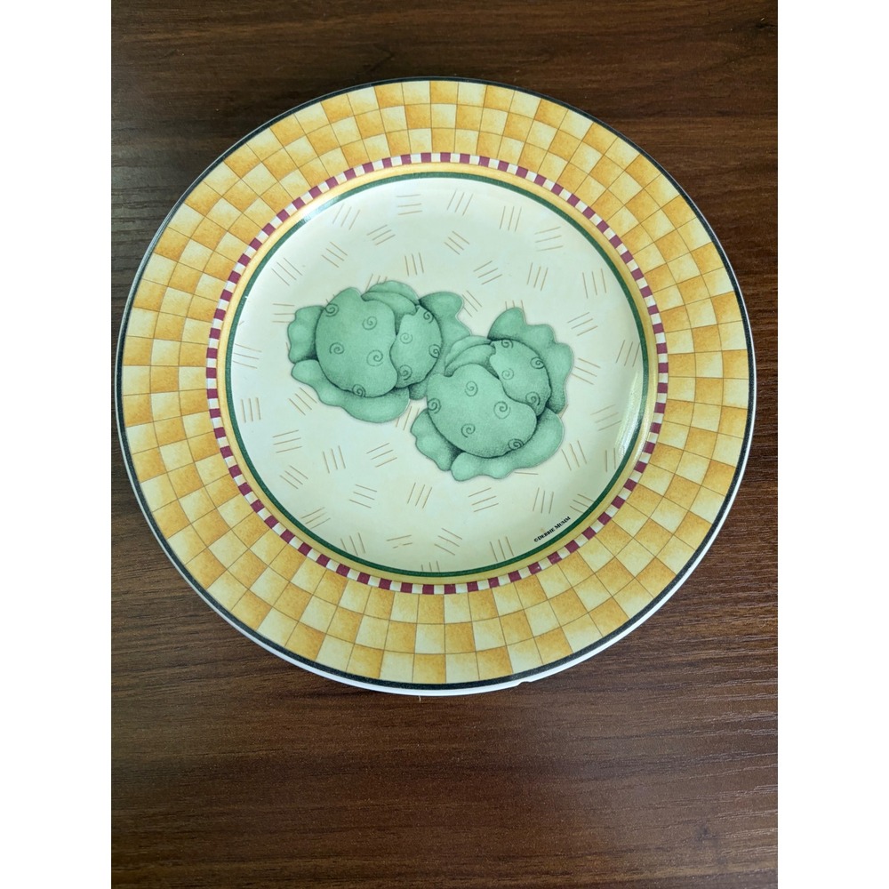 Debbie Mumm Blue Ribbon Salad Plates Set of 4 Sakura Vegetable Plates - Picture 7 of 11